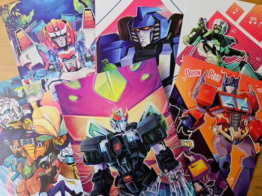 Mixed Transformers A5 prints