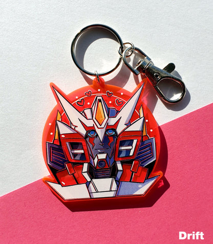 Florescent Pink Charms