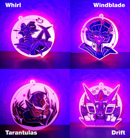 Florescent Pink Charms