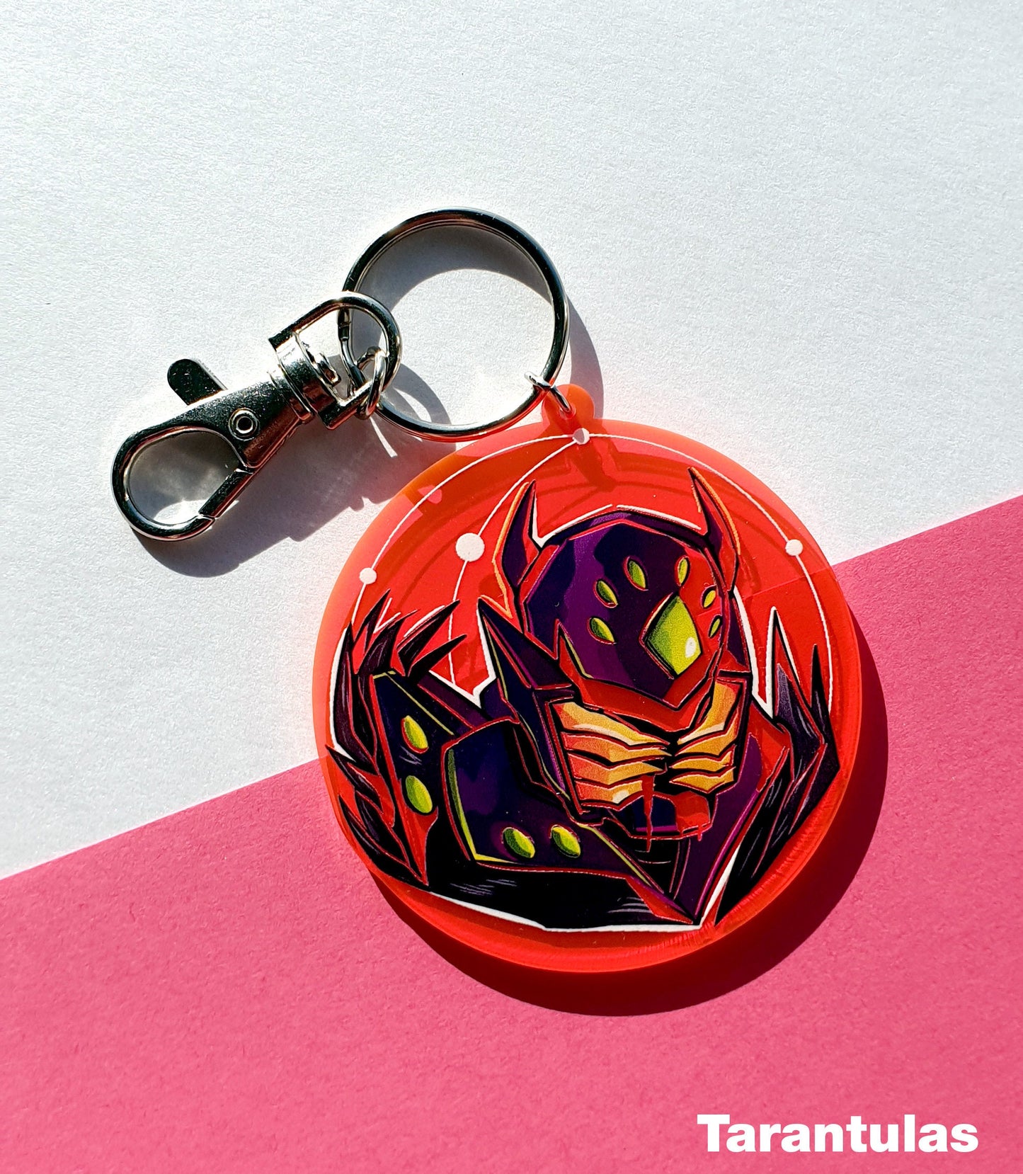 Florescent Pink Charms