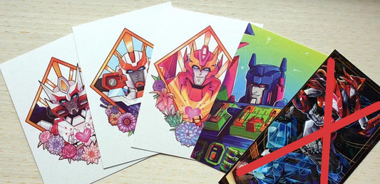 Mixed A6 prints